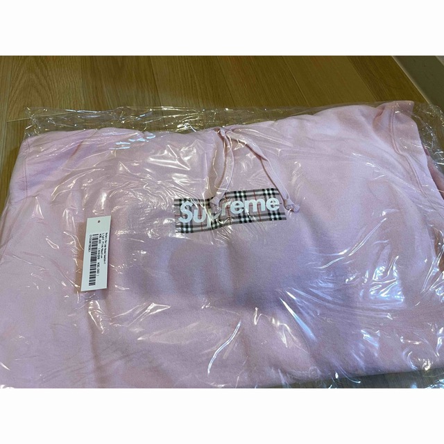 Supreme - Burberry®  Box Logo Hooded Sweatshirt
