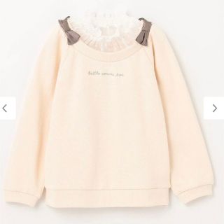 エニィファム(anyFAM)の新品未使用 anyFAM KIDS レイヤードトレーナー エリュク×ホワイ120(Tシャツ/カットソー)