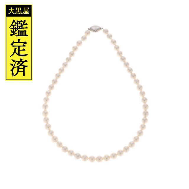 ジュエリー　ネックレス　ピアス　セット　ホワイトゴールド　パール_2