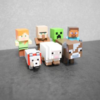 マイクラ マインクラフト フィギュア 詰め合わせ 7体(キャラクターグッズ)