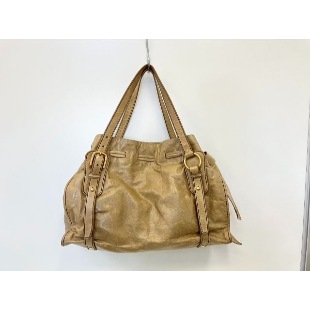 国内正規総代理店アイテム】 ミュウミュウ miu レザー トートバッグ