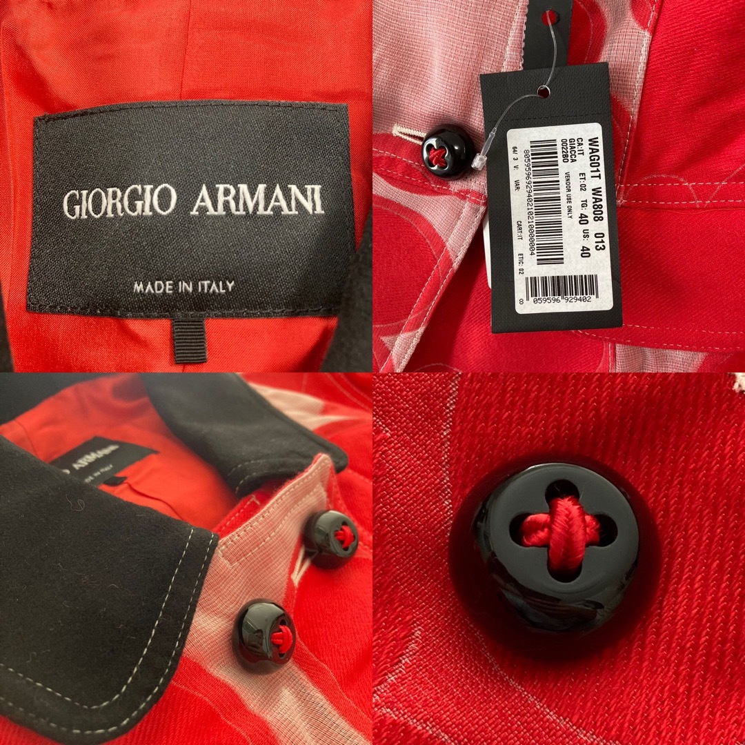 Giorgio Armani(ジョルジオアルマーニ)の未使用品 18.Resort■ジョルジオアルマーニ_サマージャケット/花柄・春夏 レディースのジャケット/アウター(Gジャン/デニムジャケット)の商品写真