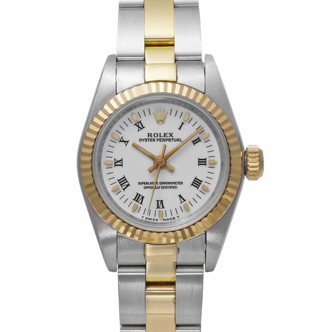 最新 ROLEX - 腕時計 レディース 中古品 Ref.67193 オイスターパーペチュアル 腕時計