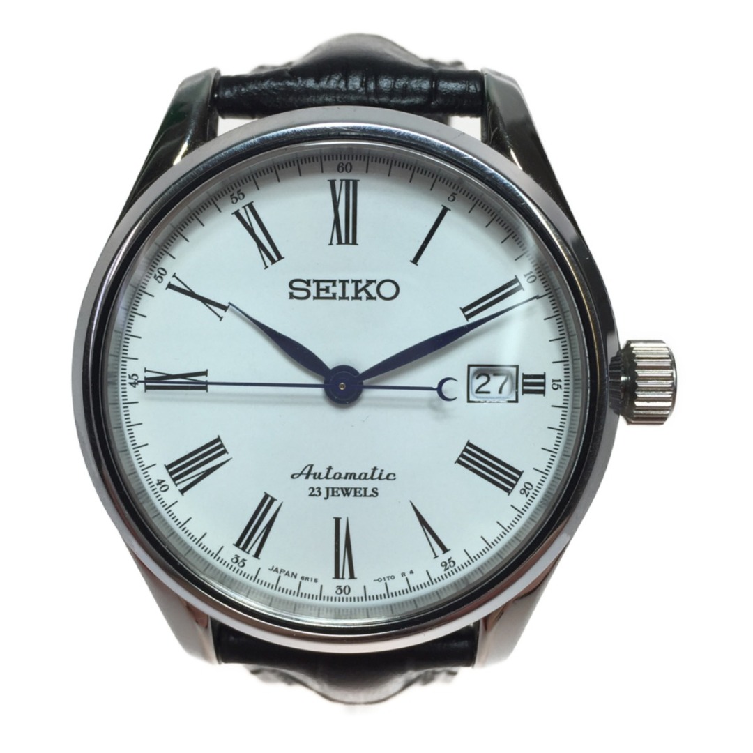 ◎◎SEIKO セイコー PRESAGE プレサージュ メンズ 自動巻 腕時計 6R15-02P0 裏スケ