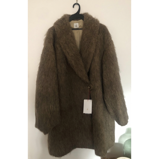 FRAMeWORK  SHAGGY COAT  ブラウンシャギーコート