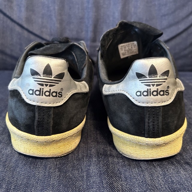 adidas(アディダス)のadidas CAMRUS 80s ミタスニーカーズ　ブラック×シルバー28cm メンズの靴/シューズ(スニーカー)の商品写真