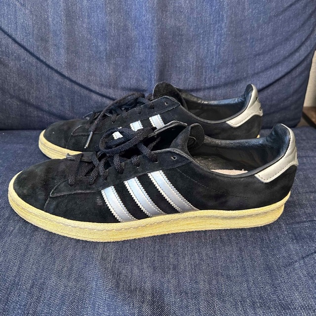 adidas(アディダス)のadidas CAMRUS 80s ミタスニーカーズ　ブラック×シルバー28cm メンズの靴/シューズ(スニーカー)の商品写真