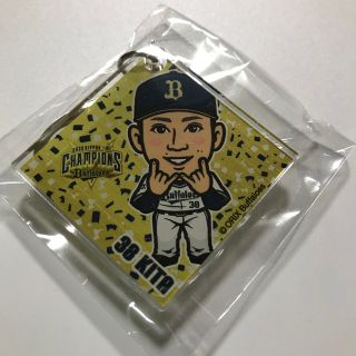 オリックスバファローズ(オリックス・バファローズ)のオリックス　来田　日本一キーホルダー(応援グッズ)