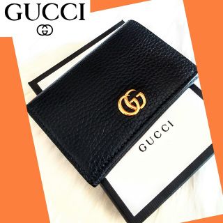 グッチ(Gucci)のグッチ✥GUCCI✥マーモント レザー✥カードケース✥(名刺入れ/定期入れ)