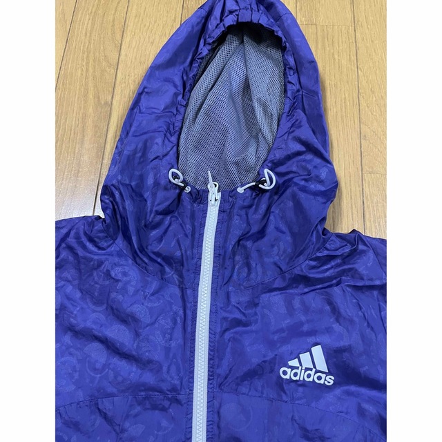 ◎adidas ハーフジップ CLIMAPROOF ナイロンジャケット【2XL】