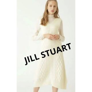 ジルスチュアート(JILLSTUART)のジルスチュアート　ケーブルニットワンピース(ロングワンピース/マキシワンピース)