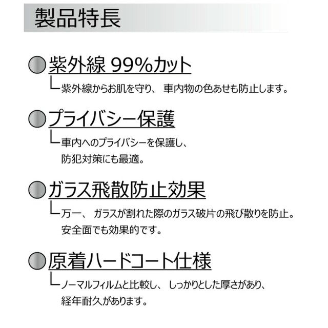 カット済みカーフィルム  ヴォクシー90系 自動車/バイクの自動車/バイク その他(その他)の商品写真