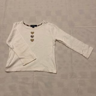 バーバリー(BURBERRY)のバーバリー長袖シャツ　キッズ女の子(Tシャツ/カットソー)