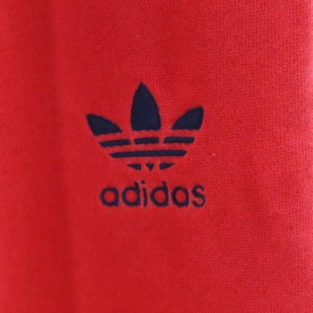 adidas(アディダス)のアディダス 80s デサント製 トレフォイルロゴプリント スウェットパンツ O 赤 adidas メンズ 【中古】  【230108】 メンズのパンツ(ワークパンツ/カーゴパンツ)の商品写真