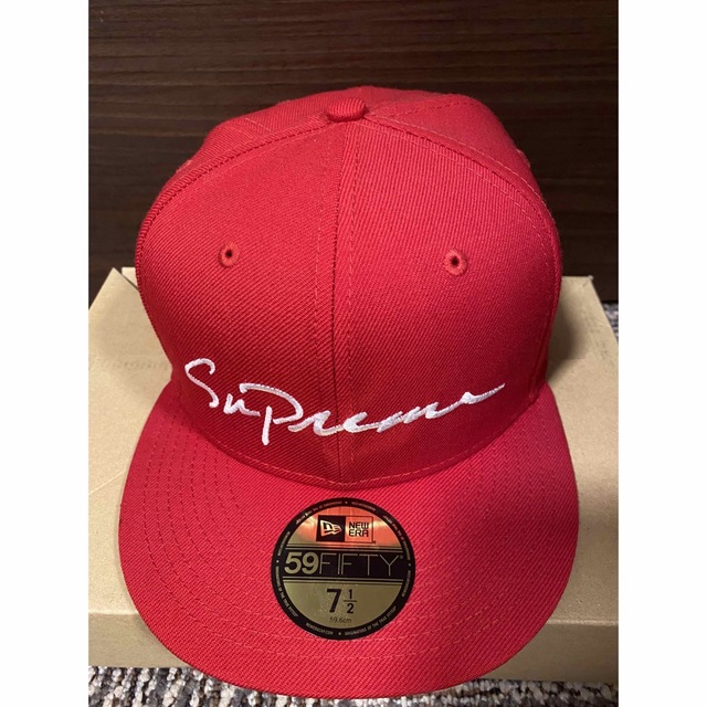 supreme classic script new Era cap 7 1/2