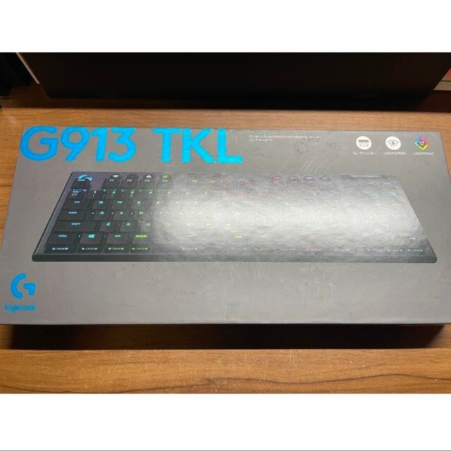 Logicool(ロジクール)のG913 TKL クリッキー　ゲーミングキーボード　青軸 スマホ/家電/カメラのPC/タブレット(PC周辺機器)の商品写真