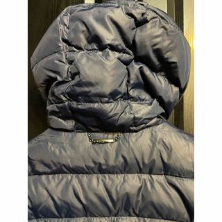 ドルチェ&ガッバーナD&Gニット46ダウン紺ドッキングアウターSパーカーaw-