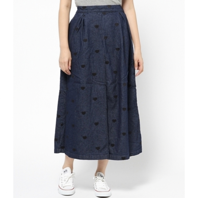 UNISEX S/M キャンディストリッパー 美品mimmam着ハートデニムロング ...