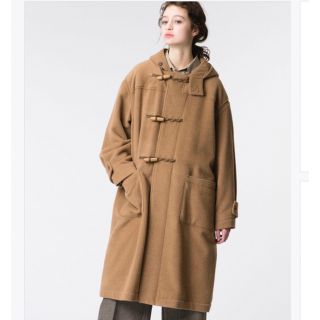 ダッフルコート18AW 新品 オーラリー ダッフルコート 茶色 サイズ4