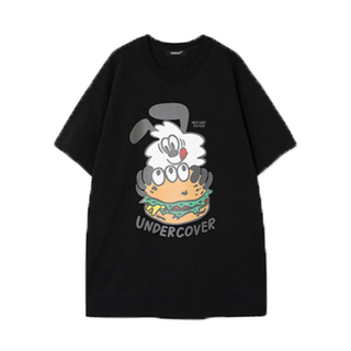 アンダーカバー(UNDERCOVER)のUNDERCOVER × VERDY Tシャツ　サイズL 黒(Tシャツ/カットソー(半袖/袖なし))