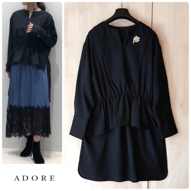 得価好評 ◇幻◇ 定価3.5万円 ADORE ベーシックアムゼンブラウス 極