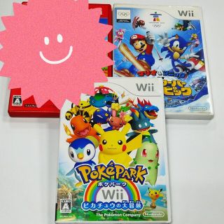 ウィー(Wii)のwii ソフト3本まとめ売り　マリオ　ポケモン(家庭用ゲームソフト)