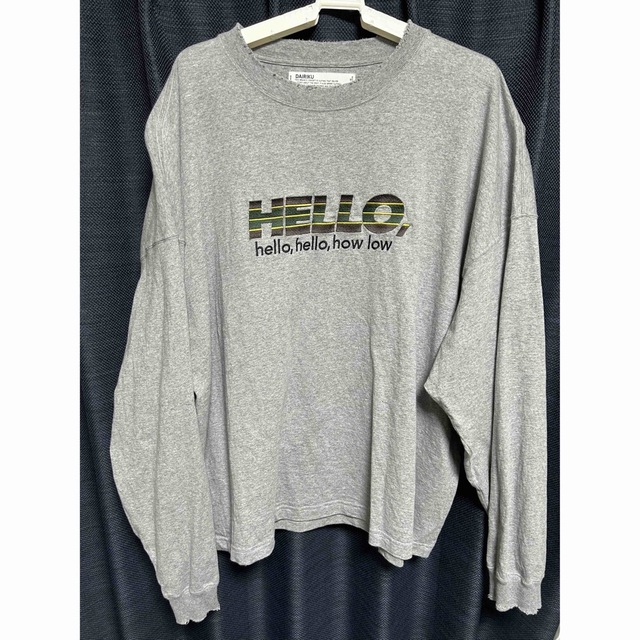 DAIRIKU exclusive HELLO Embroidery Tee お歳暮 vivacf.net