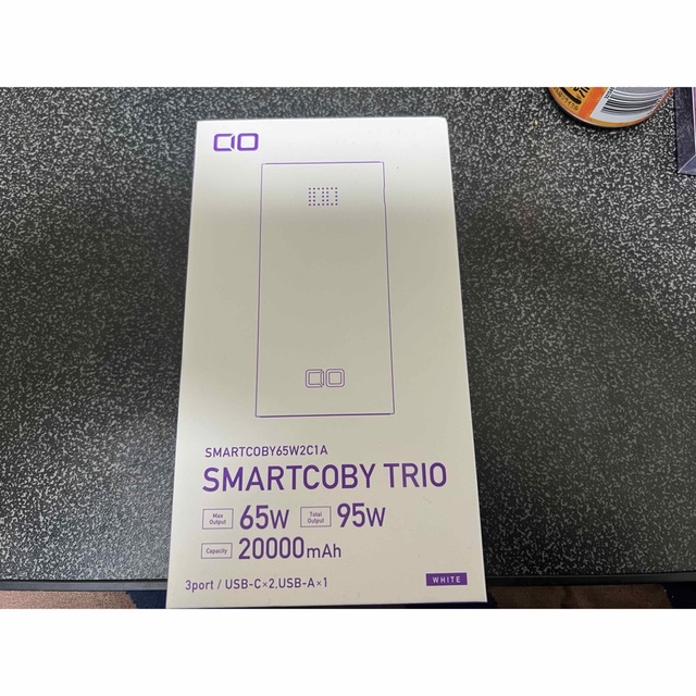 新品CIO SMARTCOBY TRIO65W20000mAhモバイルバッテリーバッテリー/充電器