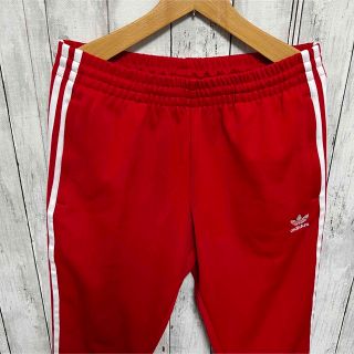 美品！国内完売品！adidas トラックパンツ！レッド！