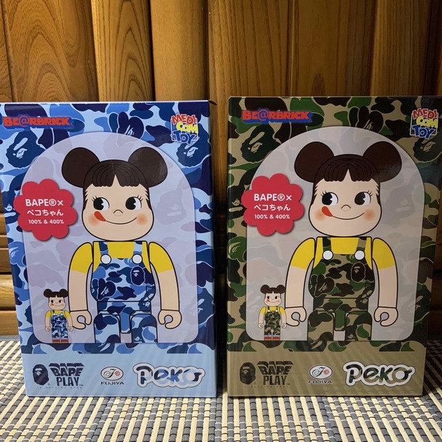 正規販売店] BE＠RBRICK BAPE R × ペコちゃん 100% 400% eurocursions.com