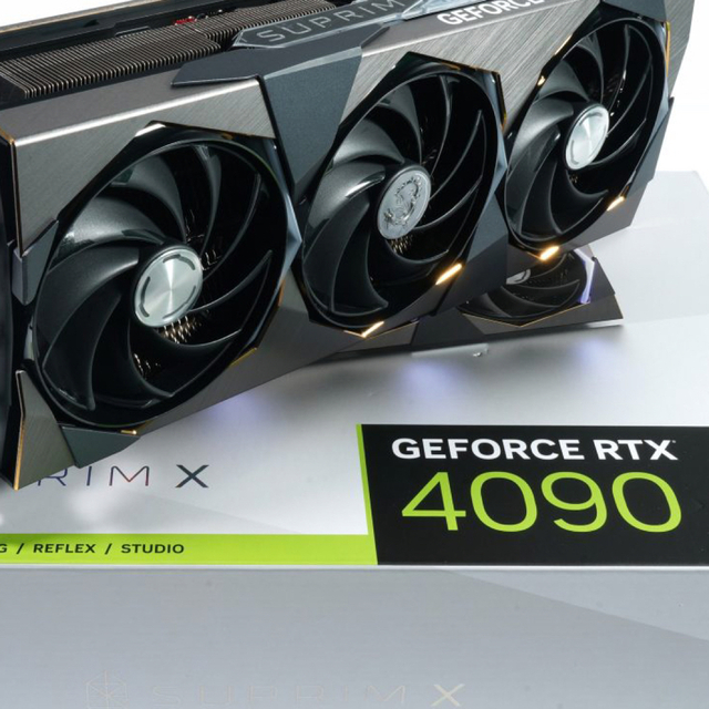 PCパーツMSI(エムエスアイ) GeForce RTX 4090 SUPRIM X 24