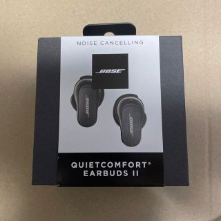 ボーズ(BOSE)のBose QuietComfort Earbuds Ⅱ ブラック(ヘッドフォン/イヤフォン)