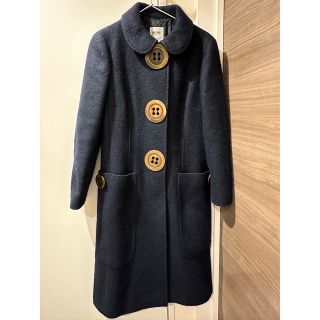 MOSCHINO 美品 ジャケット コート ショート丈 ギャザー パープル