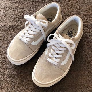 ヴァンズ(VANS)のVANS ヴァンズ オールドスクール プラット ベージュ 厚底(スニーカー)