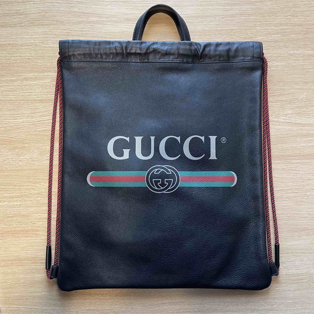 Gucci(グッチ)の新品未使用 GUCCI ドローストリング 巾着 リュック メンズ レディース レディースのバッグ(リュック/バックパック)の商品写真