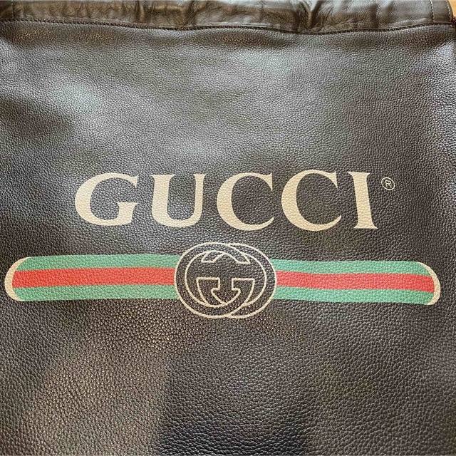 Gucci(グッチ)の新品未使用 GUCCI ドローストリング 巾着 リュック メンズ レディース レディースのバッグ(リュック/バックパック)の商品写真