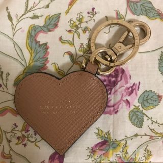 スマイソン ハート キーホルダー Smythson Heart key ring