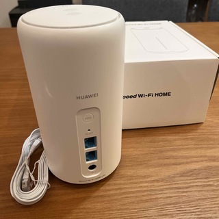 エーユー(au)のSpeed Wi-Fi HOME L02 white UQ版(PC周辺機器)