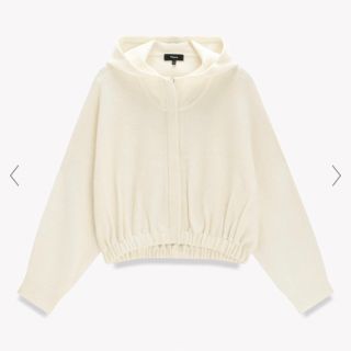 セオリー(theory)の新品未使用 Theory Lana Cash Cropped Hoody(ニット/セーター)