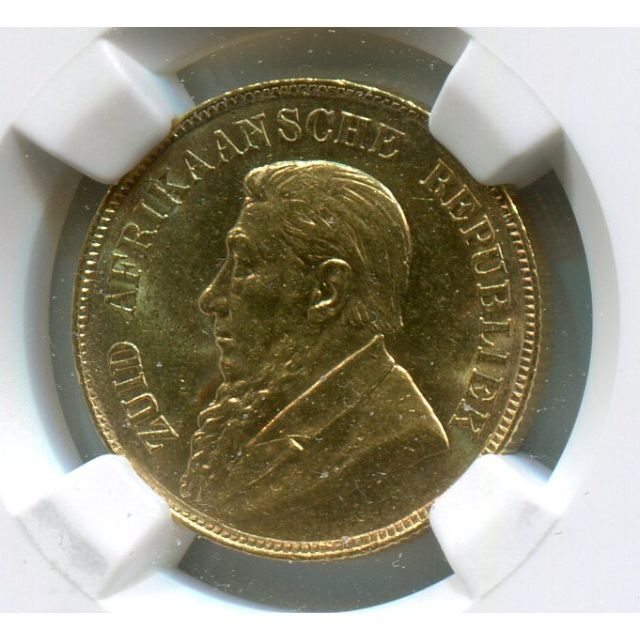 ラッピング不可】 南アフリカ 1898年 MS62 NGC 1ポンド その他