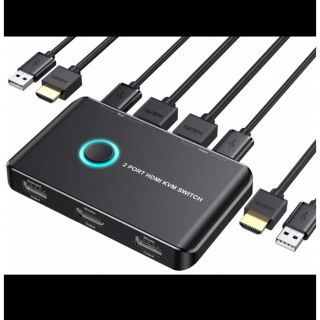 ✨半額セール✨ KVMスイッチ、ABLEWE HDMI KVM切替器(PC周辺機器)
