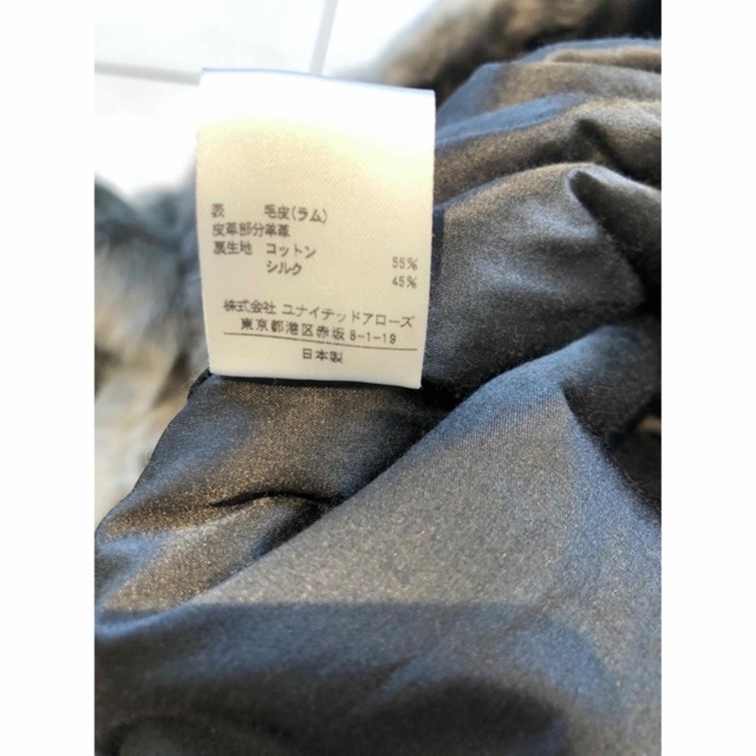 定価30万DRAWERラムファーコートムートンノーカラージャケット 定価30万DRAWERラムファーコートムートンノーカラージャケット