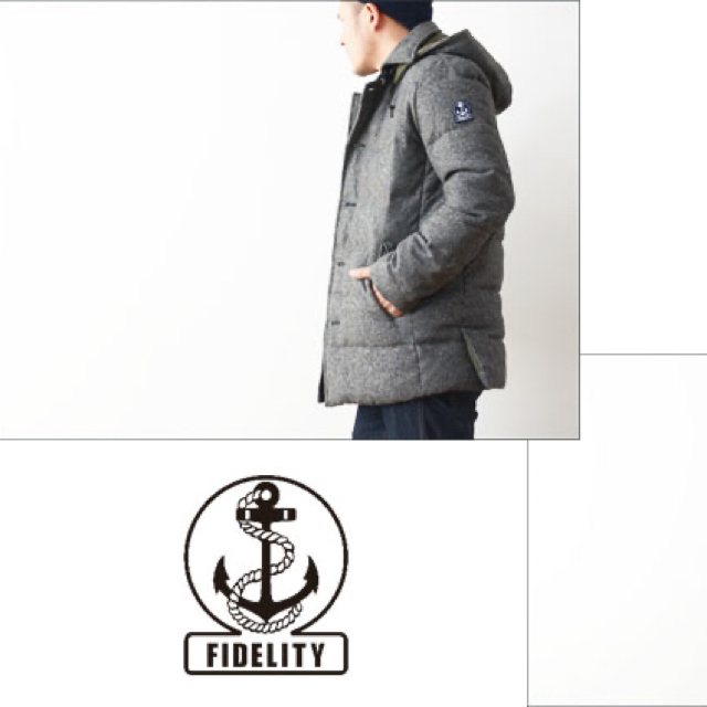 FIDELITY(フェデリティー)のFIDELITY  フィデリティー  SINGLE NEP DOWN COAT メンズのジャケット/アウター(ピーコート)の商品写真