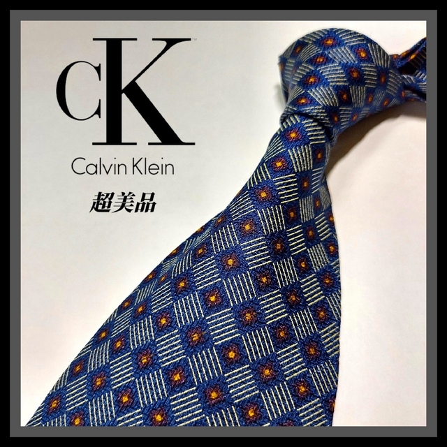 Calvin Kleinカルバン・クライン新品ネクタイSILK100%