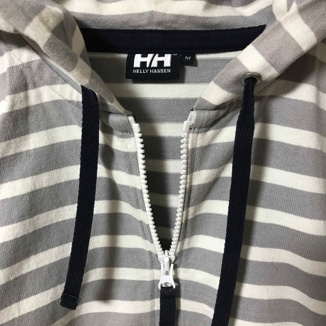 HELLY HANSEN(ヘリーハンセン)のヘリーハンセン　FULLZIP BORDER HOODIE  Mサイズ メンズのトップス(パーカー)の商品写真