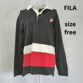 フィラ(FILA)のFILA　フィラ　レディース長袖ポロシャツ　長袖ポロ(ポロシャツ)