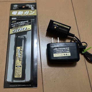 マルイ(マルイ)の東京マルイ 7.2V マイクロ500バッテリー 充電器 セット(その他)