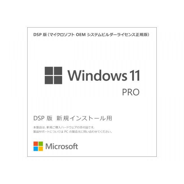 Windows 11 Pro (DSP版) 64bit
