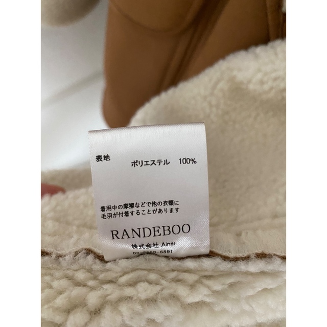 RANDEBOO - Randeboo Mustang preppy boa coatの通販 by chaka's shop RANDEBOO - Randeboo Mustang preppy boa coatの通販 by chaka's shop