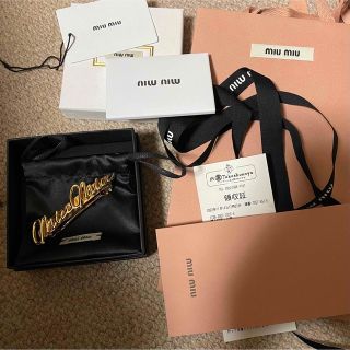 ミュウミュウ ヘアアクセサリーの通販 200点以上 | miumiuのレディース